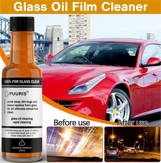 Glass Oil Film Cleaning Agent -Powerful Stain Remover 100ml